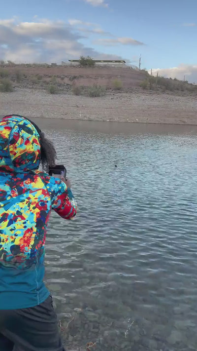 Cast Below underwater camera in use — Live view of the bottom
